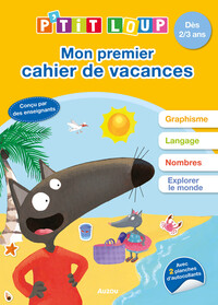 Picture of P'TIT LOUP - MON PREMIER CAHIER DE VACANCES - 2022