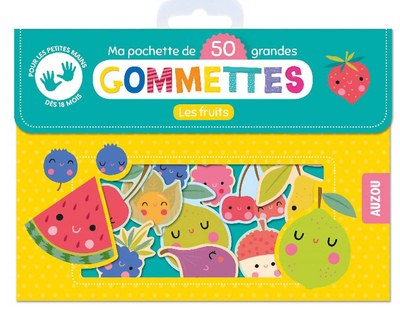 Image de Ma pochette de 50 grandes gommettes - Les fruits