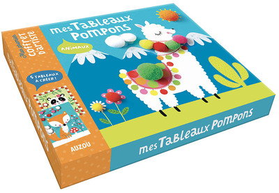 Image de MON COFFRET D'ARTISTE - MES TABLEAUX POMPONS ANIMAUX