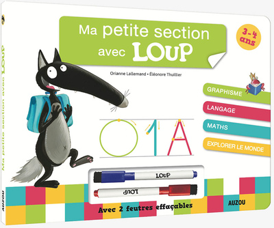 Picture of Mon livre ardoise Loup - Ma petite section avec Loup