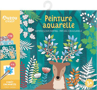 Picture of MA POCHETTE D'ARTISTE - PEINTURE AQUARELLE - FORET ENCHANTEE