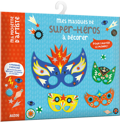 Image de MA POCHETTE D'ARTISTE - MES MASQUES DE SUPER-HÉROS À DÉCORER