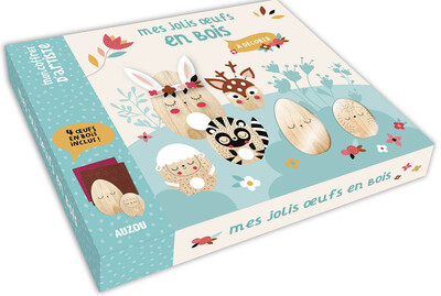 Image de MON COFFRET D'ARTISTE - MES JOLIS OEUFS EN BOIS - À DÉCORER