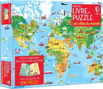 Image de Les villes du monde - Coffret livre et puzzle