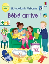 Picture of Bébé arrive ! - Autocollants Usborne - Dès 3 ans