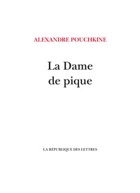 Picture of La Dame de pique