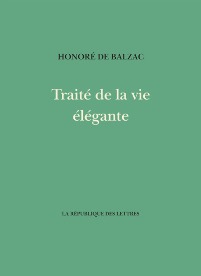 Image de Traité de la vie e´le´gante
