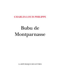 Picture of Bubu de Montparnasse