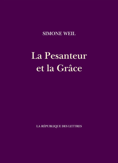 Picture of La Pesanteur et la Grâce