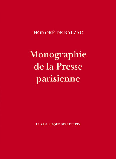 Picture of Monographie de la Presse parisienne
