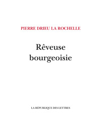 Picture of Rêveuse bourgeoisie