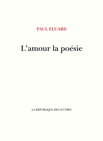 Picture of L'amour la poésie