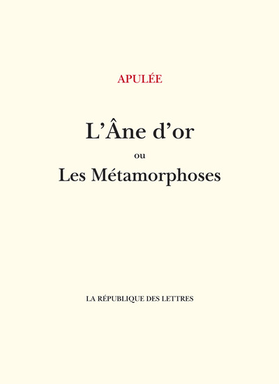 Picture of L'Âne d'or ou Les Métamorphoses