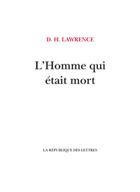 Picture of L'homme qui était mort