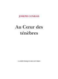 Picture of Au Cœur des ténèbres