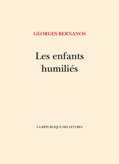 Picture of Les Enfants humiliés