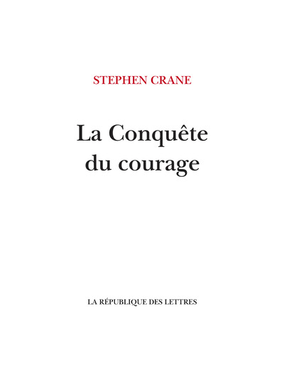 Picture of La Conquête du courage