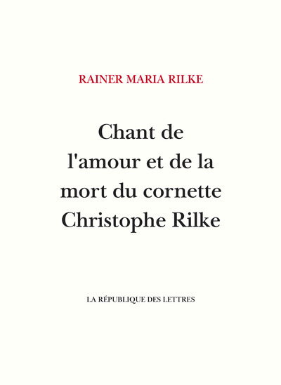 Picture of Chant de l'amour et de la mort du cornette Christophe Rilke