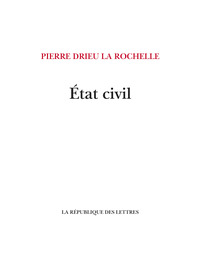 Picture of État civil