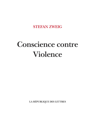 Image de Conscience contre Violence