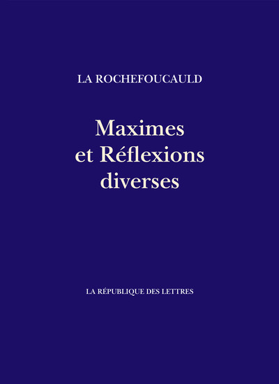 Image de Maximes et Réflexions diverses
