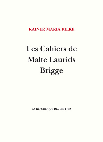 Picture of Les Cahiers de Malte Laurids Brigge