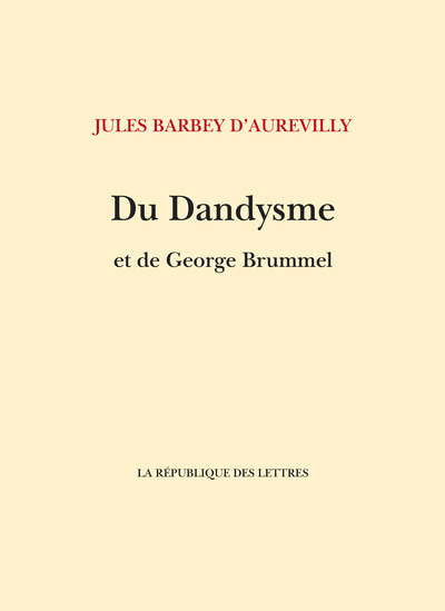 Picture of Du Dandysme et de George Brummell