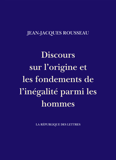 Image de Discours sur l'origine et les fondements de l'inégalité parmi les hommes