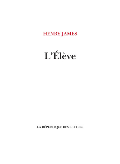 Picture of L'Élève