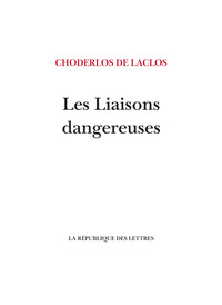 Image de Les Liaisons dangereuses