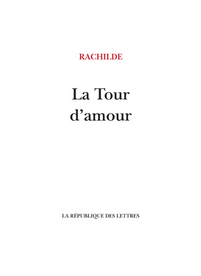 Picture of La Tour d’amour