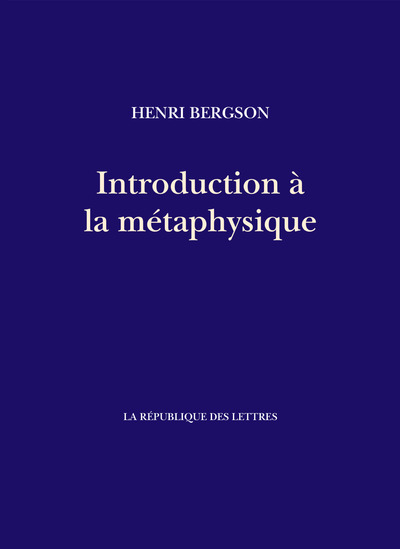 Picture of Introduction à la métaphysique