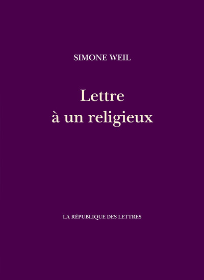 Picture of Lettre à un religieux
