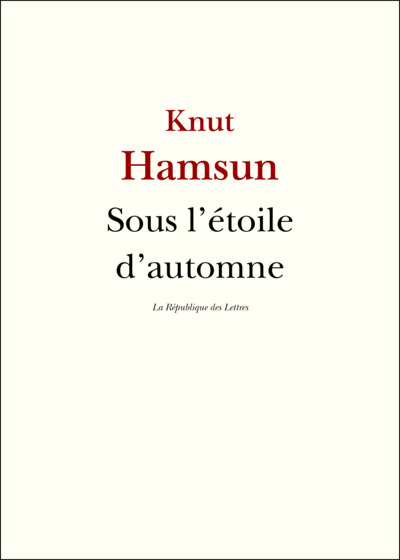 Picture of Sous l'étoile d'automne