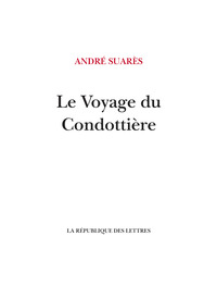 Image de Le Voyage du Condottière