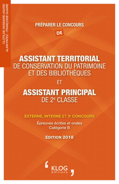 Picture of Préparer le concours d'Assistant territorial de conservation du patrimoine et des bibliothèques et d