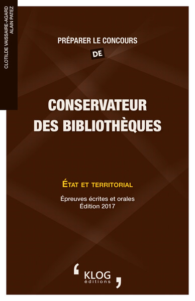 Picture of Préparer le concours de Conservateur des bibliothèques : État et territorial