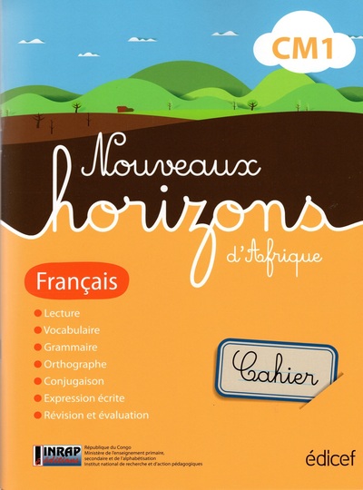 Picture of Nouveaux Horizons d'Afrique  Français CM1 Congo B Cahier