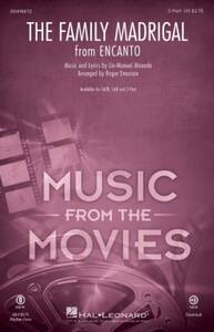 Image de LIN-MANUEL MIRANDA : THE FAMILY MADRIGAL FROM ENCANTO - 2-PART CHOIR - (PAR 5 EXEMPLAIRES MINIMUM)