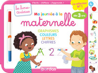 Image de Les livres-ardoises - Ma journée à la maternelle graphisme couleurs lettres chiffres