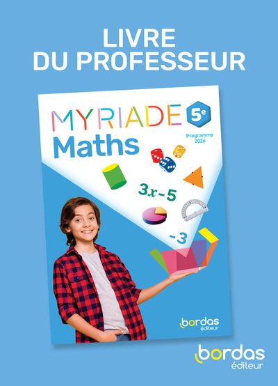 Picture of Myriade - Maths 5e - 2026 - Livre du professeur