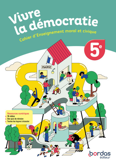 Image de Vivre la démocratie - Enseignement moral et civique 5e - 2024 - Cahier - élève
