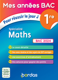 Picture of Mes années Bac Pour réussir le jour J Spécialité Maths 1re BAC 2024