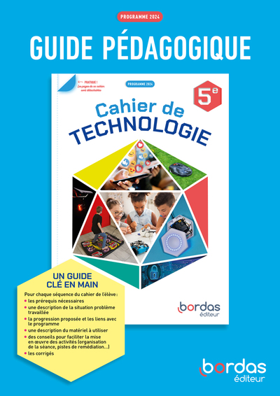 Image de Technologie - 5e - 2024 - Livre du professeur