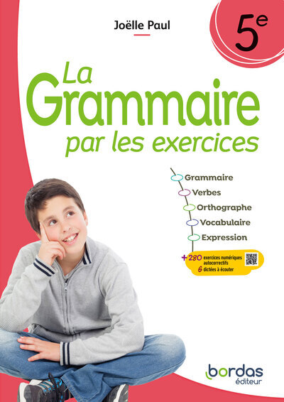 Picture of La Grammaire par les exercices 5e 2024 Cahier élève