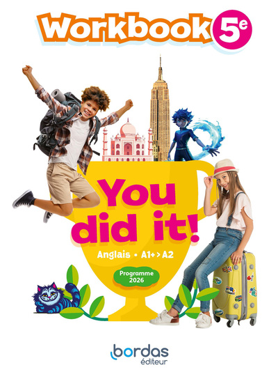 Picture of You did it! - Anglais 5e - 2026 - Workbook - Elève
