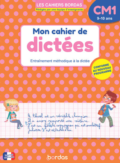 Picture of Les cahiers Bordas - Mon cahier de dictées CM1