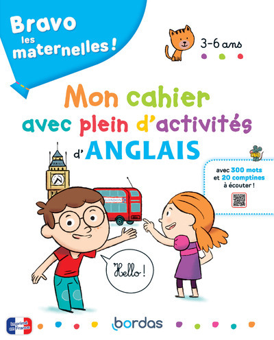 Image de Bravo les maternelles - Mon cahier avec plein d'activités d'anglais + ressources audios
