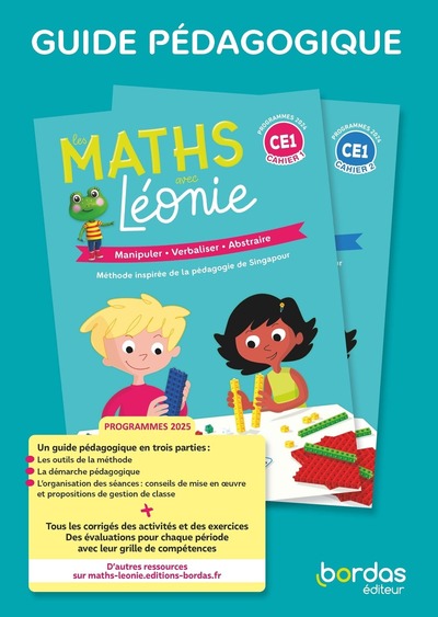 Image de Les maths avec Léonie - CE1 - 2025 - Guide pédagogique