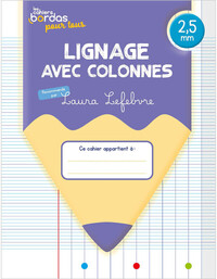 Picture of Cahiers Bordas pour tous - lignage avec colonnes 2,5mm - 2024 - Cahier - élève